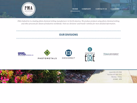 Pma-Industries Homepage 1440px