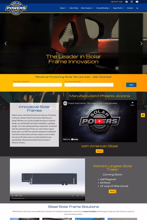 Powers-Solar-Frames Homepage 1440px