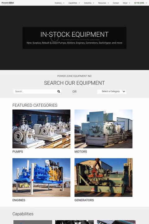 Power-Zone-Equipment Homepage 1440px