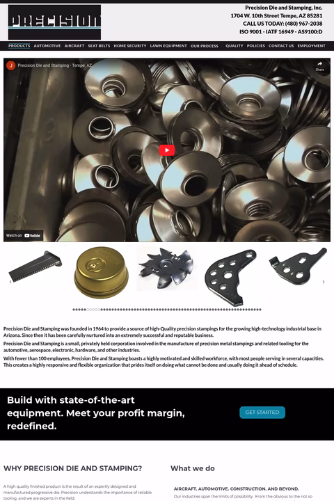 Precision-Die-Stamping Homepage 1440px
