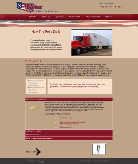 Pro-Pallet Homepage 1440px