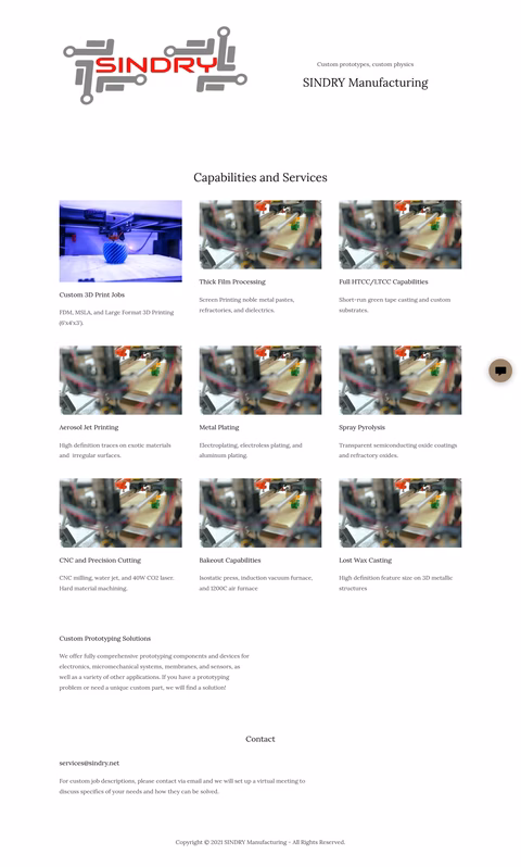 Sindry-Manufacturing Homepage 1440px
