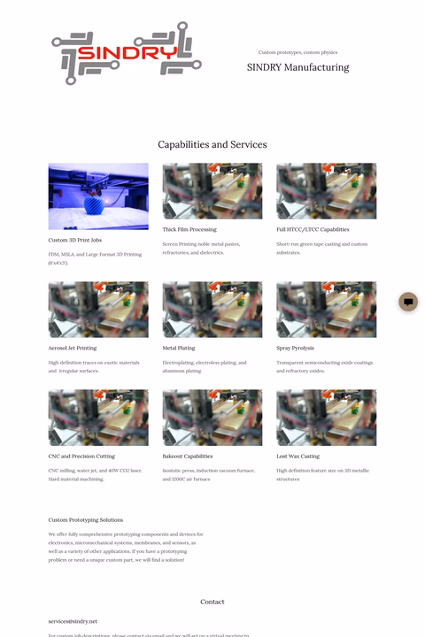 Sindry-Manufacturing Homepage 1440px