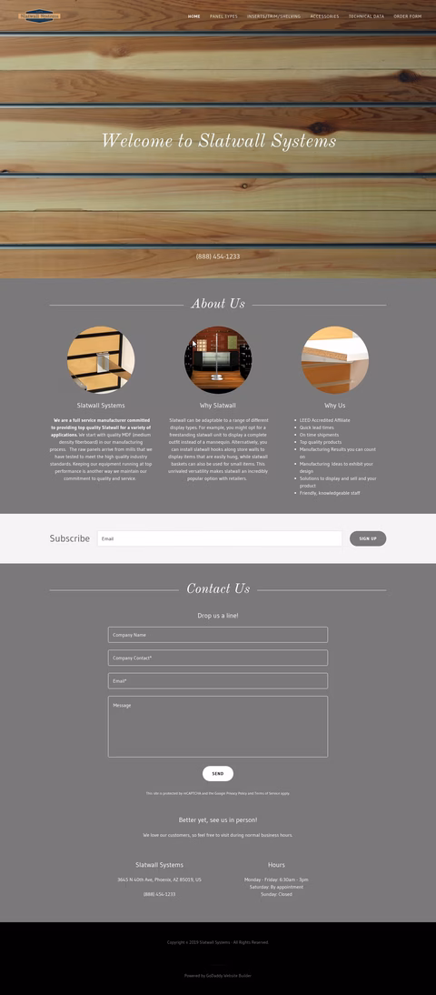 Slatwall-Systems Homepage 1440px