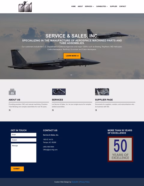 Service-Sales-Inc Homepage 1440px