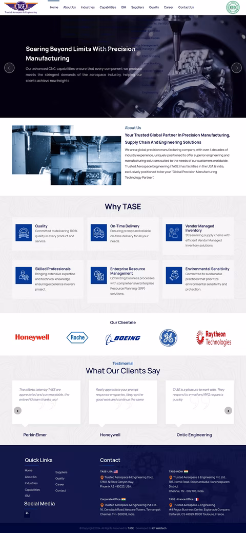 Trusted-Aerospace-Engineering Homepage 1440px