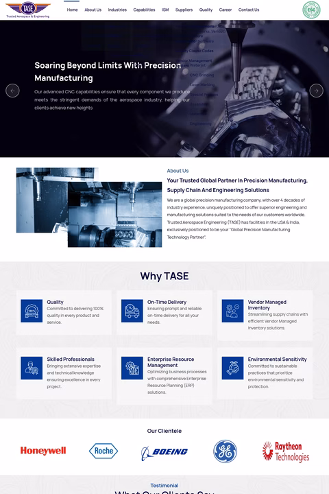 Trusted-Aerospace-Engineering Homepage 1440px