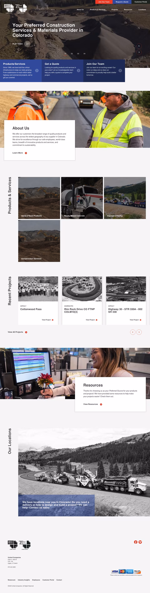 United-Companies Homepage 1440px