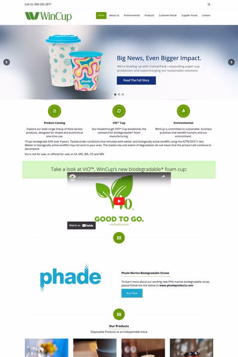 Wincup Homepage 1440px