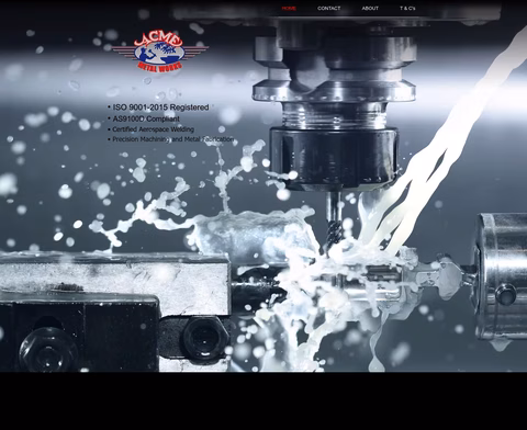 Acme-Metal-Works Homepage 1440px