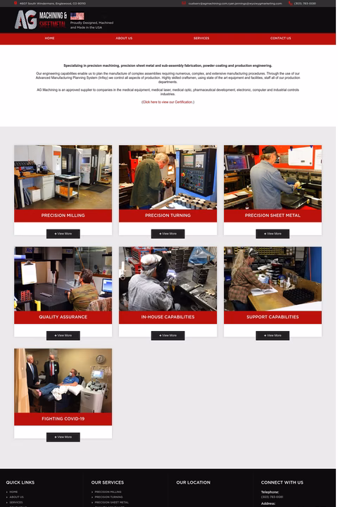 A-G-Machining-Sheet-Metal Homepage 1440px