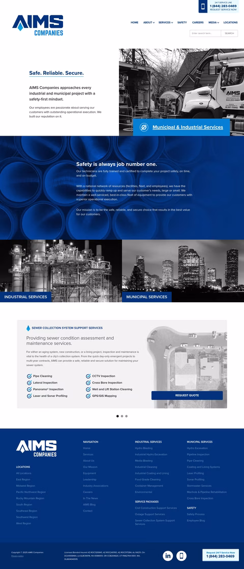 Aims-Coatings Homepage 1440px
