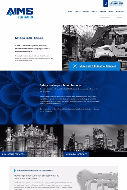 Aims-Coatings Homepage 1440px