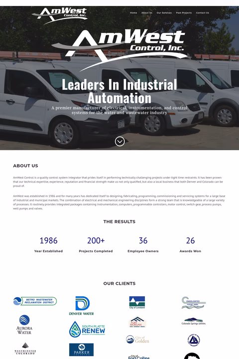 Am-West-Controls Homepage 1440px
