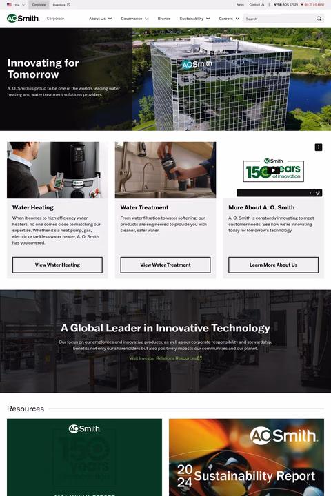 A-O-Smith-Corporation Homepage 1440px