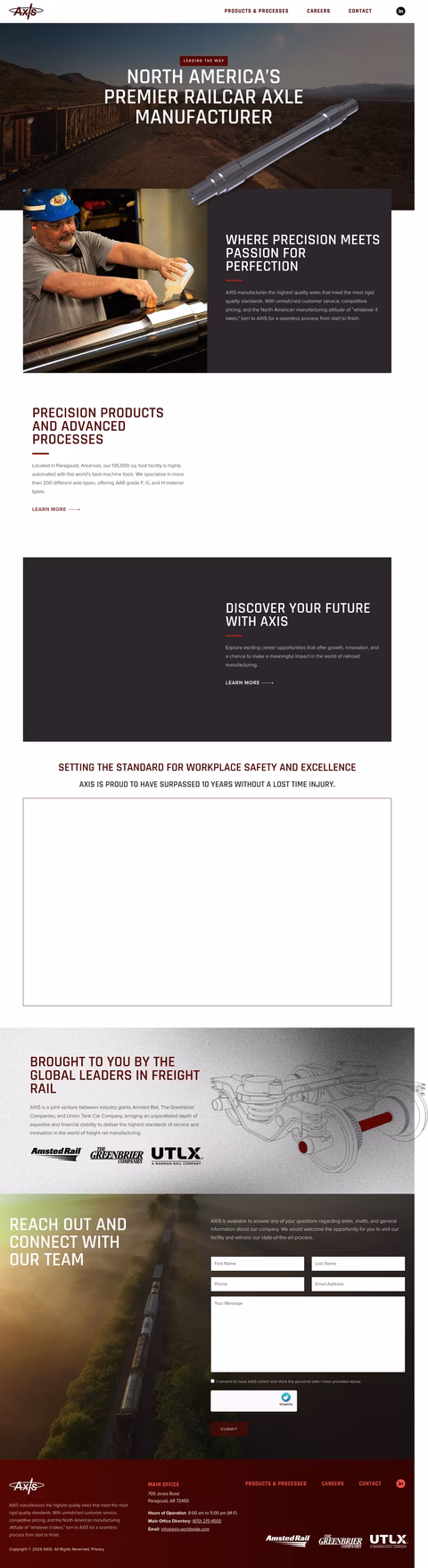 Axis-Worldwide Homepage 1440px