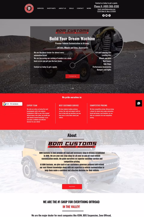 Bdm-Customs Homepage 1440px