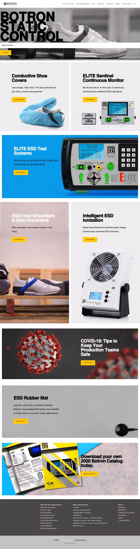 Botron-Company Homepage 1440px