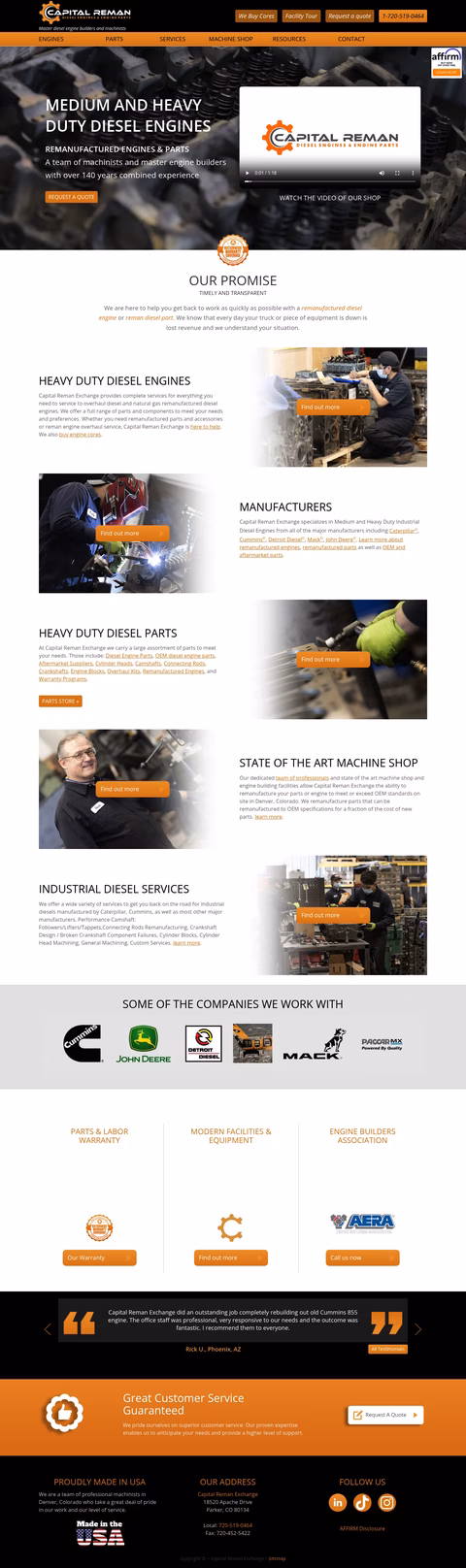 Capital-Reman-Exchange Homepage 1440px