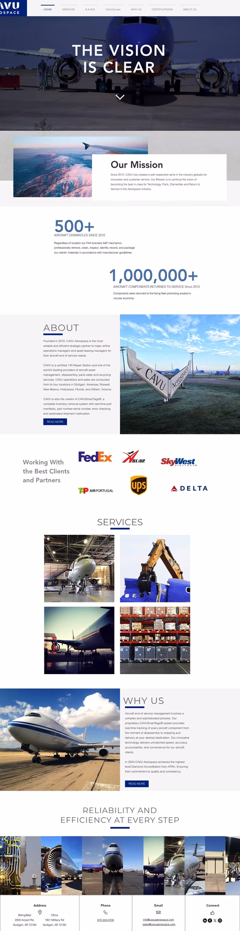 Cavu-Aerospace Homepage 1440px