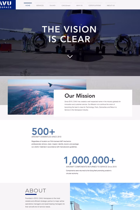 Cavu-Aerospace Homepage 1440px