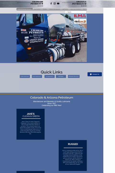 Colorado-Arizona-Petroleum Homepage 1440px