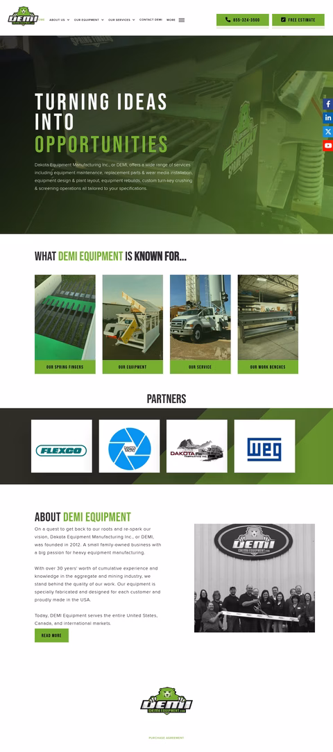 Dakota-Equipment-Manufacturing-Inc Homepage 1440px