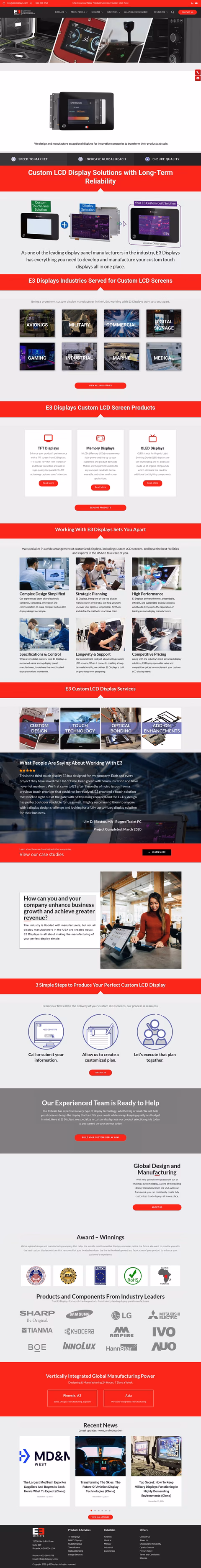 E3-Displays Homepage 1440px