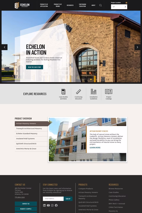 Echelon-Masonry Homepage 1440px