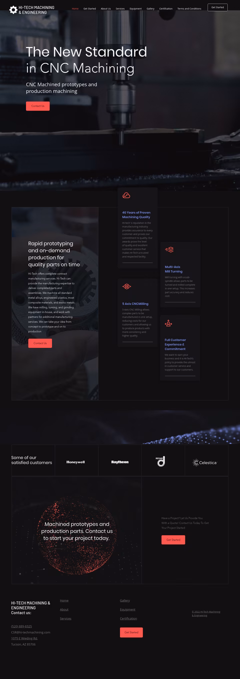 Hi-Tech-Machining-Engineering Homepage 1440px