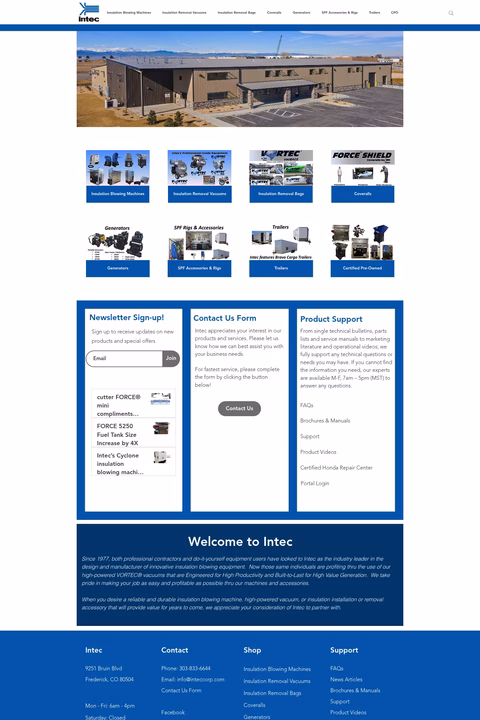 Intec Homepage 1440px