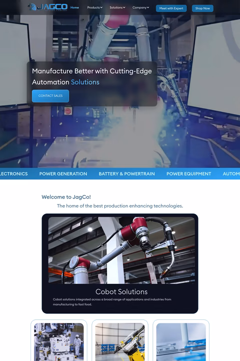 Jagco Homepage 1440px