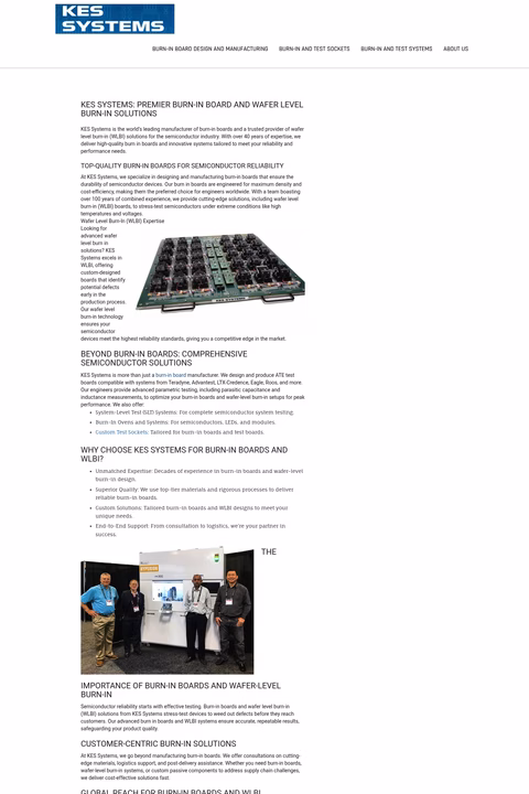 Kes-Systems Homepage 1440px