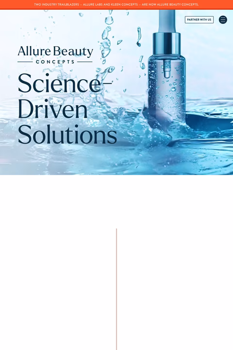 Kleen-Concepts Homepage 1440px