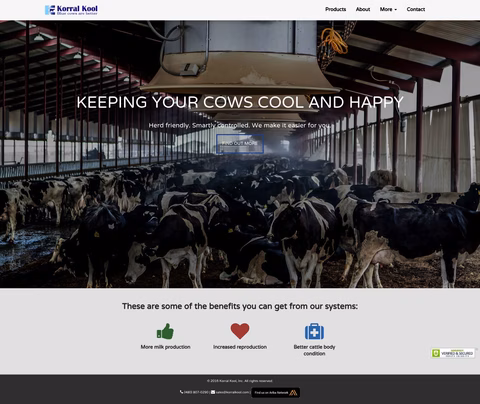 Korral-Kool Homepage 1440px