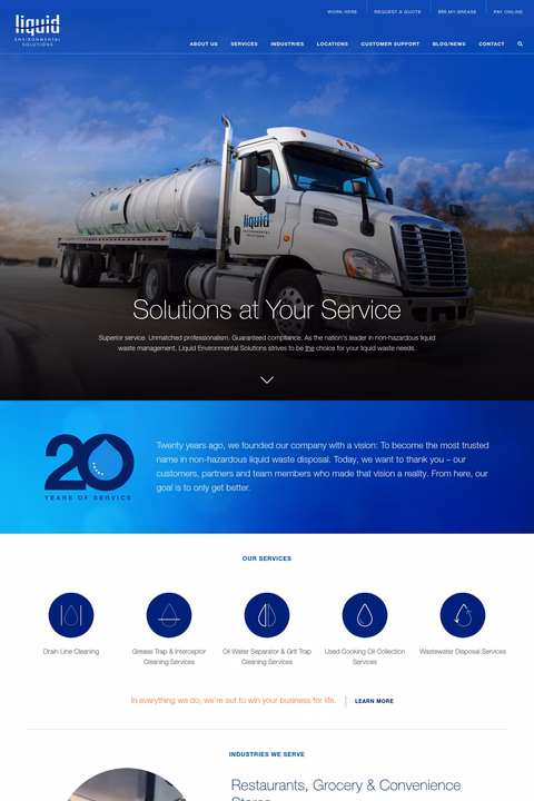 Liquid-Environmental-Solutions Homepage 1440px