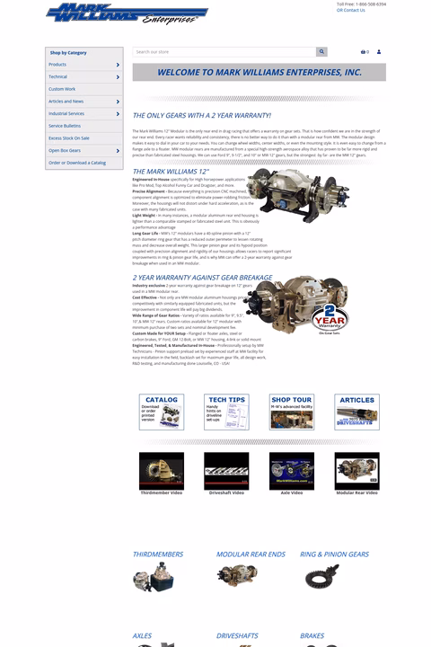 Mark-Williams-Enterprises Homepage 1440px