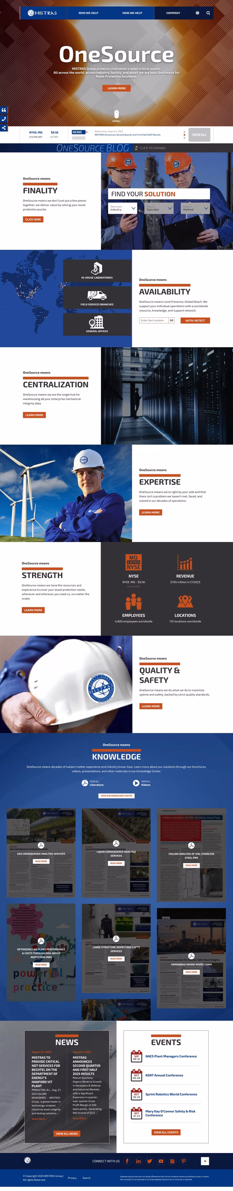 Mistras-Group Homepage 1440px