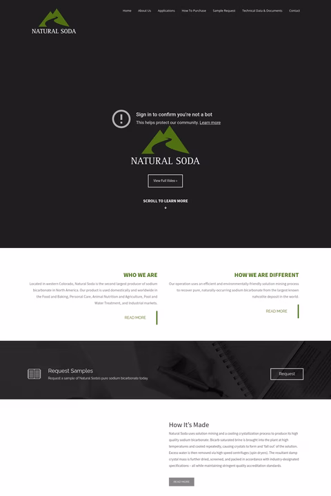 Natural-Soda Homepage 1440px