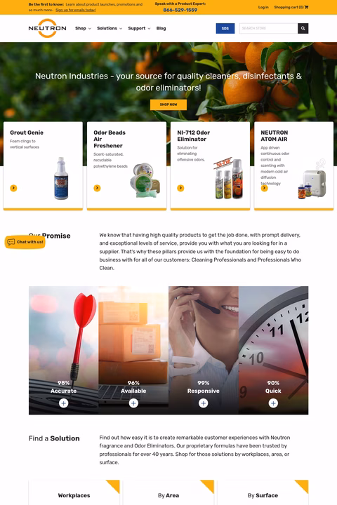 Neutron-Industries Homepage 1440px