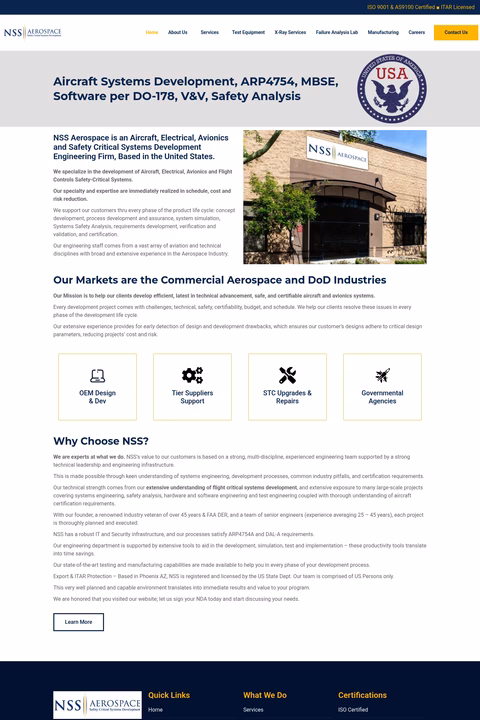 Nss-Aerospace Homepage 1440px