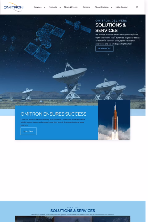 Omitron Homepage 1440px