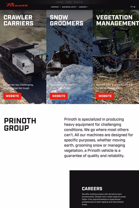 Prinoth Homepage 1440px