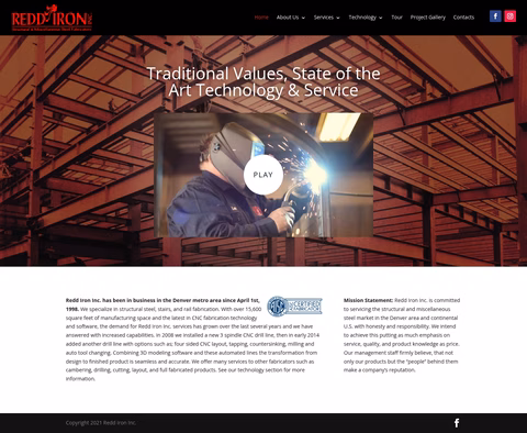 Redd-Iron Homepage 1440px