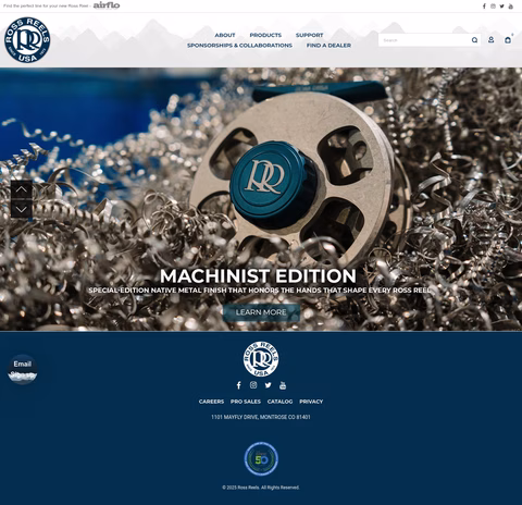 Ross-Reels Homepage 1440px