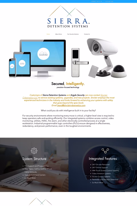 Sierra-Detention-Systems Homepage 1440px