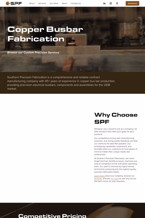 Spf-America Homepage 1440px