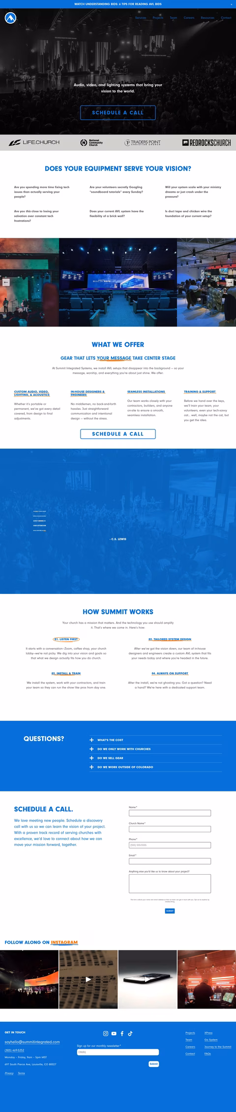 Summit-Integrated-Systems Homepage 1440px