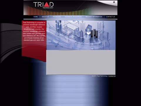 Triad-Technology Homepage 1440px