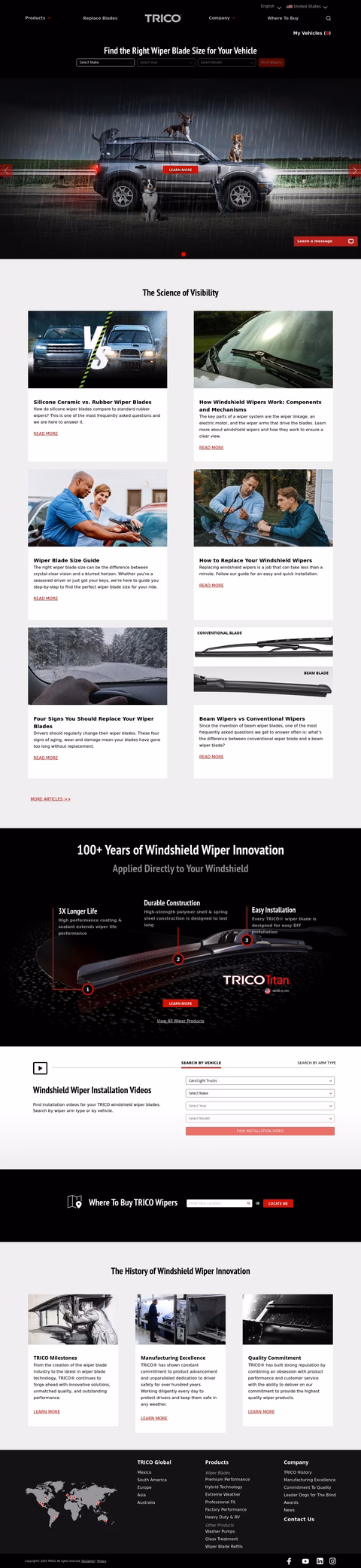 Trico-Products Homepage 1440px